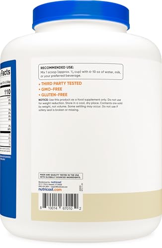 Nutricost Casein Protein Powder 5lb Vanilla - Image 4