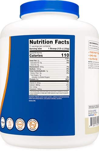 Nutricost Casein Protein Powder 5lb Vanilla - Image 5
