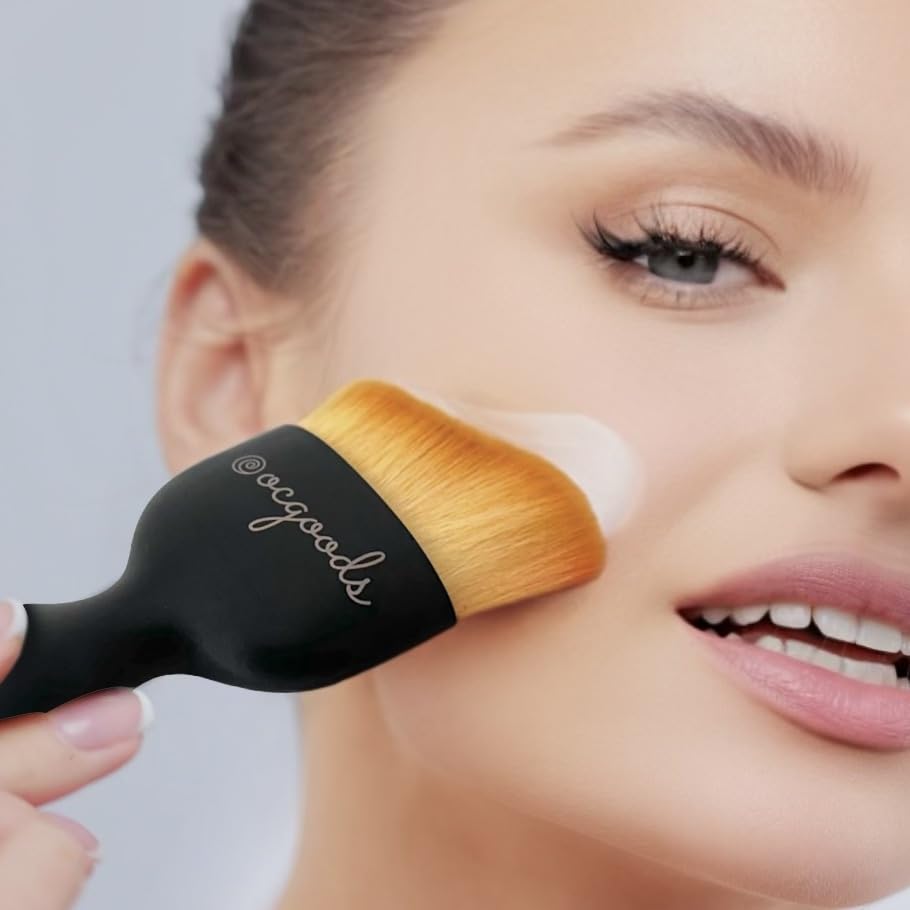 ocgoods Angled Makeup Brush for Liquid Foundation - Image 3