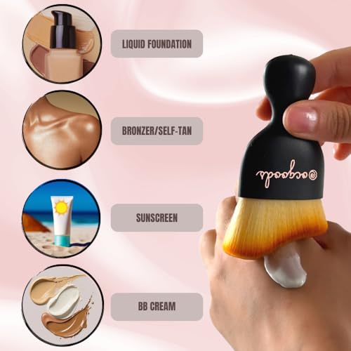 ocgoods Angled Makeup Brush for Liquid Foundation - Image 2