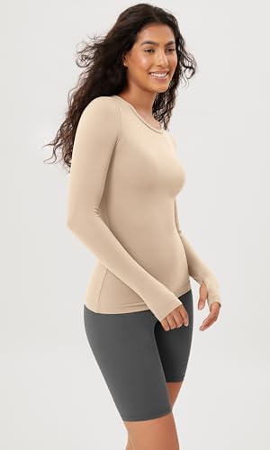 ODODOS Cloud Feeling Long Sleeve Yoga Tee - Image 2