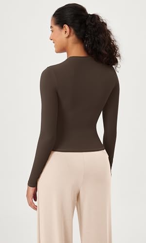 ODODOS Lightweight Women's Slim Fit Long Sleeve Tee - Image 3