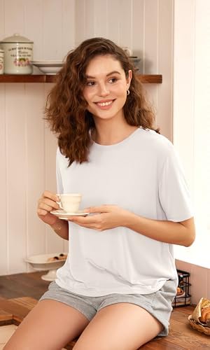 ODODOS Modal Soft Short Sleeve Yoga Tee - Image 3