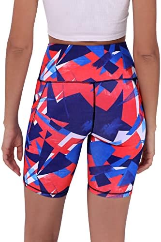 ODODOS Women's Tummy Control Yoga Shorts With Pockets - Image 3