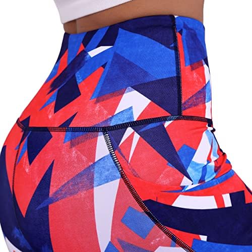 ODODOS Women's Tummy Control Yoga Shorts With Pockets - Image 4