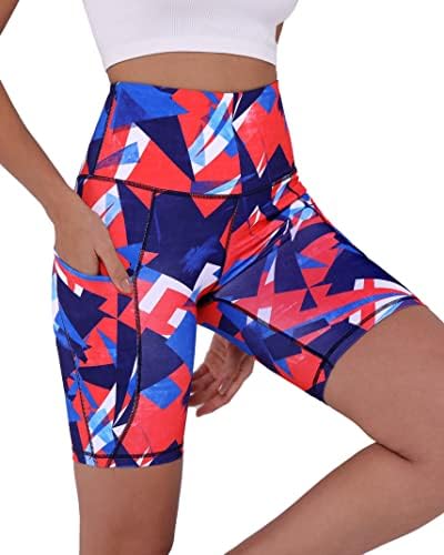 ODODOS Women's Tummy Control Yoga Shorts With Pockets - Image 2