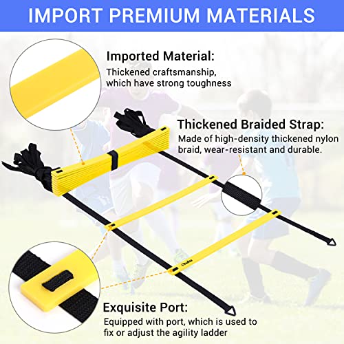 Ohuhu Agility Ladder Speed Training Set 12 Rung - Image 2