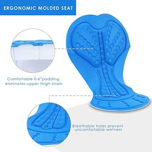 Ohuhu Padded Men's 3D Cycling Shorts - Image 2