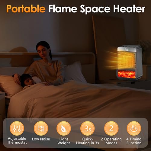 OKKMAX Portable Space Heater With Thermostat - Image 5