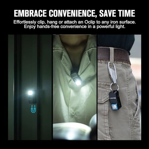 OLIGHT Oclip Rechargeable EDC Flashlight 300 Lumens - Image 4