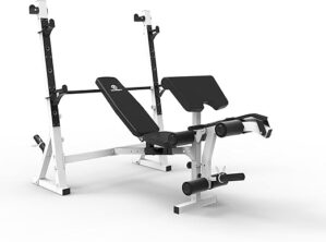 MARCY Olympic Weight Bench With Preacher Curl