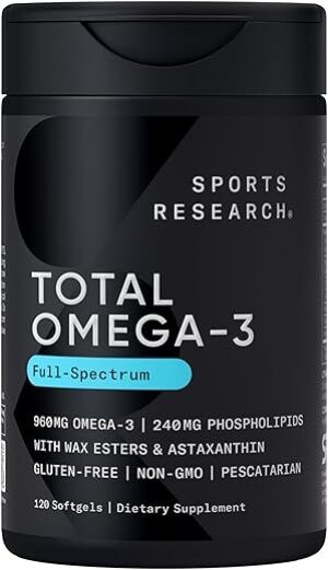 Sports Research Omega-3 Fish Oil With Astaxanthin