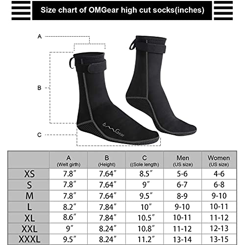 OMGear Neoprene Anti-Slip Beach Booties Socks - Image 2
