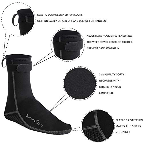 OMGear Neoprene Anti-Slip Beach Booties Socks - Image 3