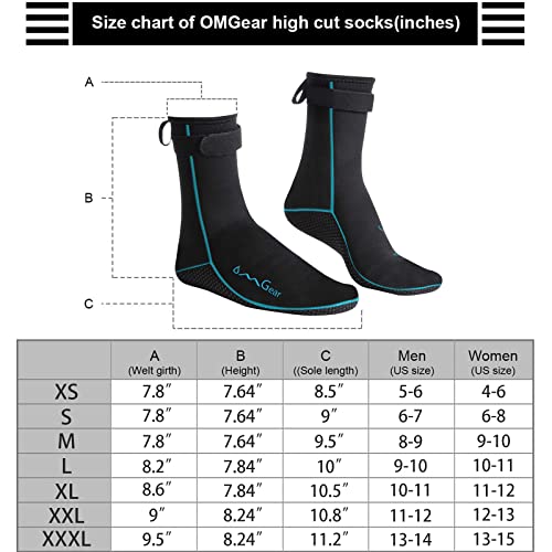 OMGear Neoprene Anti-Slip Beach Booties Socks - Image 2