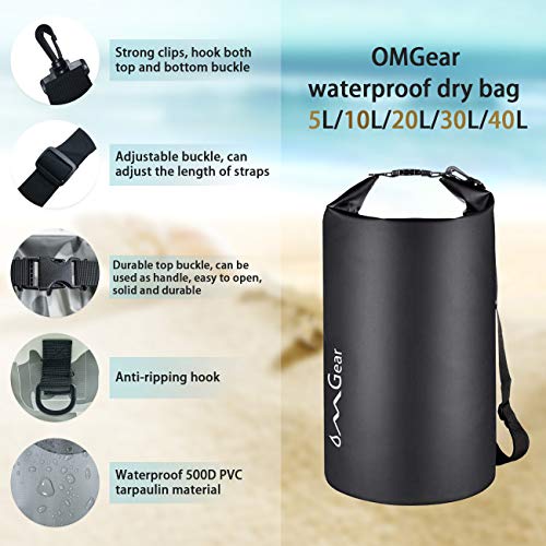 OMGear Waterproof Dry Bag Backpack For Outdoors - Image 3