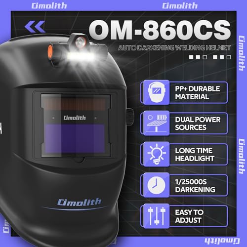 Omolith True Color Auto Darkening Welding Helmet - Image 2