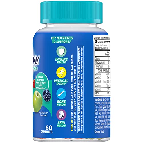 ONE A DAY Teen Multivitamin Gummies for Him, 60 Count - Image 2