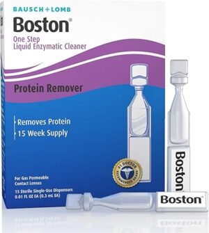 Boston One Step Liquid Enzymatic Cleaner, 15 Dispensers