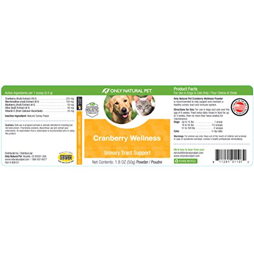 Only Natural Pet Cranberry Wellness Antioxidant Powder Supplement - Image 4