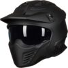 ILM Open Face Motorcycle Helmet DOT 726X