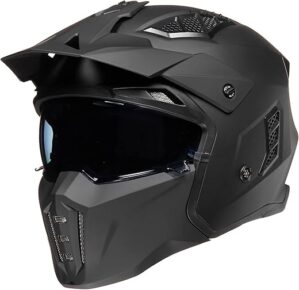 ILM Open Face Motorcycle Helmet Z302