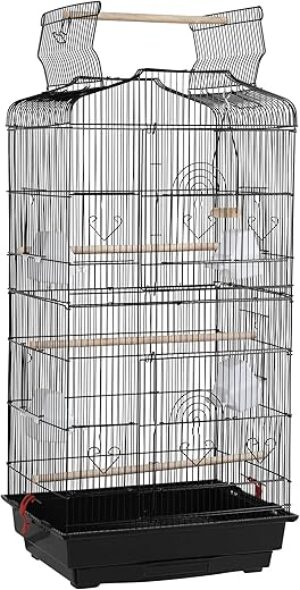 Yaheetech Open Play Top Medium Bird Cage