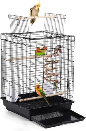 Yaheetech Open Play Top Travel Bird Cage