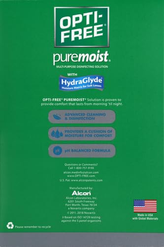 Opti-Free Puremoist Disinfecting Solution With Lens Case - Image 3