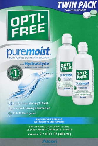 Opti-Free Puremoist Disinfecting Solution With Lens Case - Image 2