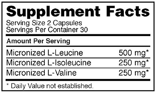 Optimum Nutrition BCAA Capsules, 1000mg, 60 Count (Pack of 2) - Image 3