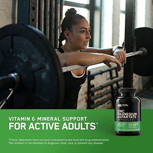 Optimum Nutrition Muscle Recovery Zinc Magnesium Supplement, 180 Count - Image 3
