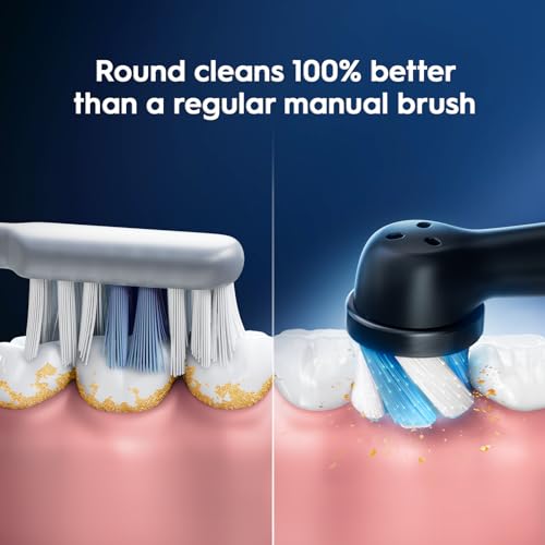 Oral-B iO Series Ultimate Clean Brush Heads, 4 Count, Black - Image 3