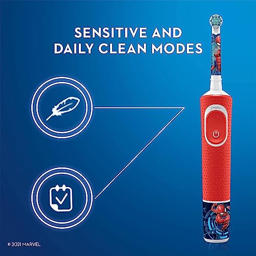 Oral-B Kids Electric Toothbrush Featuring Spiderman - Image 3