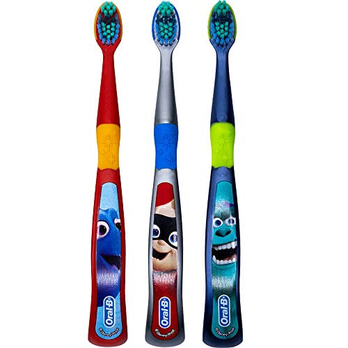 Oral-B Kids Pixar Toothbrush, Extra Soft, 3-Pack - Image 2