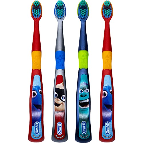 Oral-B Kids Pixar Toothbrush, Extra Soft, Pack Of 4 - Image 2