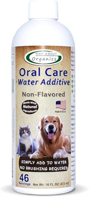Mad About Organics Oral Care Water Additive for Pets