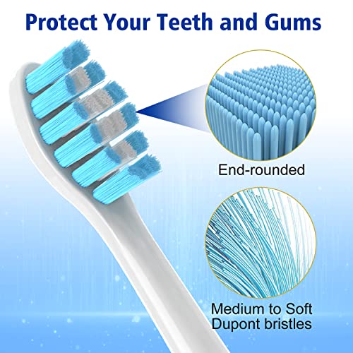 OralClass Toothbrush Heads - Medium Soft, 8 Pack - Image 3