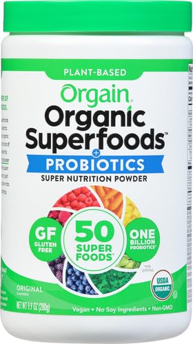Orgain Organic Greens Powder With Probiotics & Superfoods - Image 2