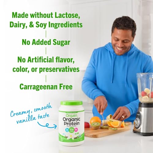 Orgain Vegan Protein Powder, Chocolate & Vanilla - Image 5