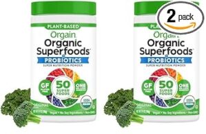 Orgain Organic Greens Powder With Probiotics & Superfoods