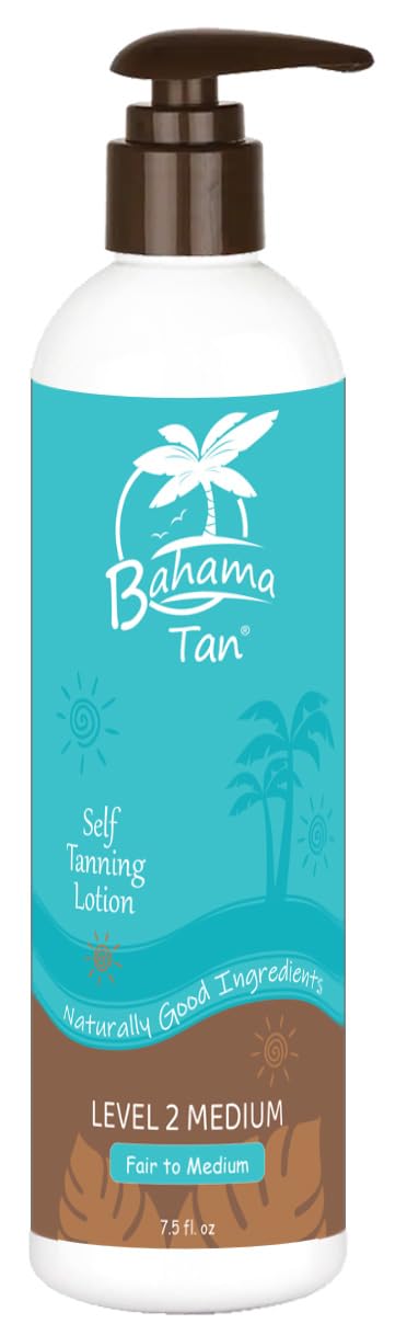 Bahama Tan Organic Self Tanner Lotion - Realistic Fake Tan & Self Tan Lotion