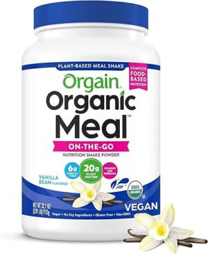 Orgain Organic Vegan Meal Replacement Powder, Vanilla