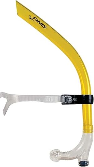 FINIS Original Center-Mount Swimmer’s Snorkel, Yellow