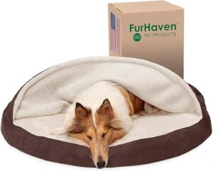 Furhaven Orthopedic Dog Bed, 44-Inch, Espresso