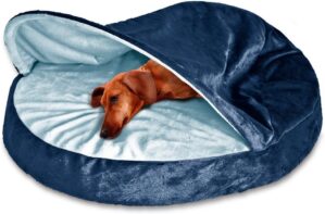 Furhaven Orthopedic Dog Bed, Navy, 26-Inch