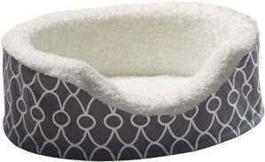 MidWest Homes for Pets Orthopedic Egg-Crate Nesting Pet Bed, XS Gray