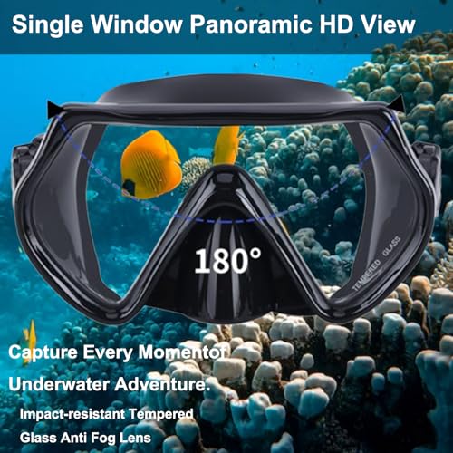 Otowaving Snorkeling Gear with Panoramic View Mask - Image 2