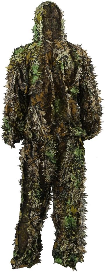 Zicac Outdoor Camo 3D Leafy Ghillie Suit
