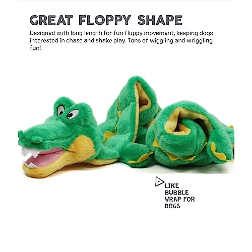 Outward Hound Squeaker Matz Plush Gator Toy, XL - Image 3